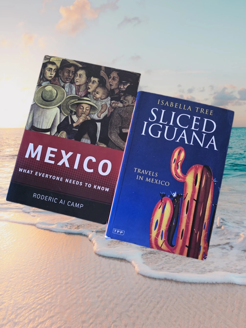 Traveling to Mexico? MEXICO & SLICED IGUANA History Culture - Great Beach Reads!